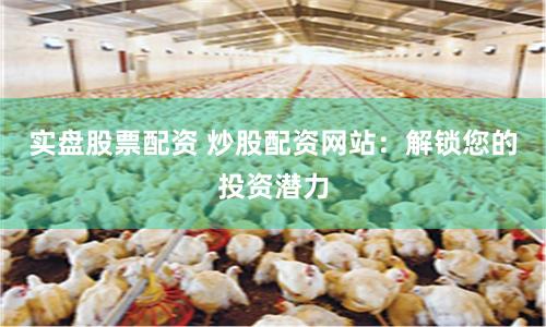 实盘股票配资 炒股配资网站：解锁您的投资潜力